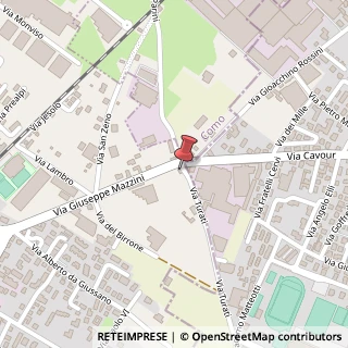 Mappa Via Giuseppe Mazzini, 42, 22066 Mariano Comense, Como (Lombardia)
