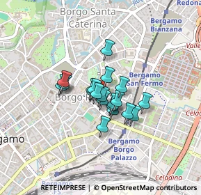 Mappa Via Angelo Cassina, 24125 Bergamo BG, Italia (0.24)