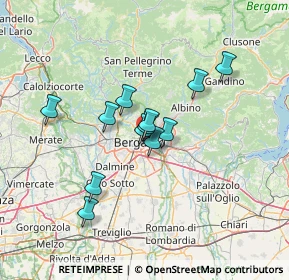 Mappa Via Angelo Cassina, 24125 Bergamo BG, Italia (10.20167)