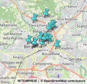 Mappa Via Angelo Cassina, 24125 Bergamo BG, Italia (1)