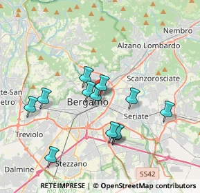 Mappa Via Angelo Cassina, 24125 Bergamo BG, Italia (3.37167)