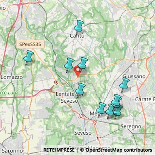 Mappa 22060 Novedrate CO, Italia (4.4425)