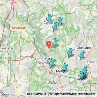 Mappa 22060 Novedrate CO, Italia (5.49733)