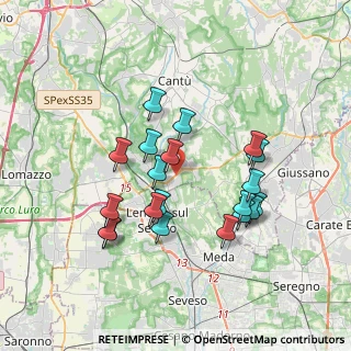 Mappa 22060 Novedrate CO, Italia (3.2995)