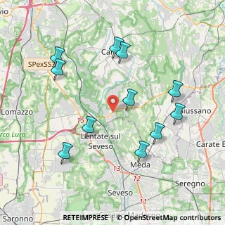 Mappa 22060 Novedrate CO, Italia (4.11182)