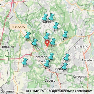 Mappa 22060 Novedrate CO, Italia (3.52077)