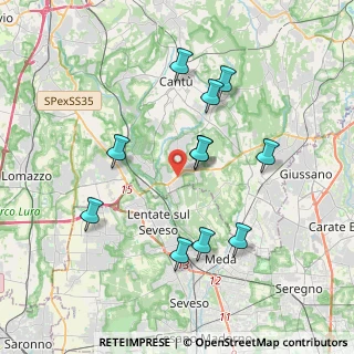 Mappa 22060 Novedrate CO, Italia (3.62273)