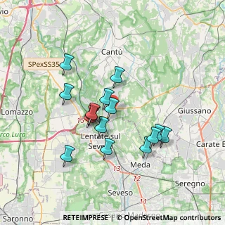 Mappa 22060 Novedrate CO, Italia (3.09667)