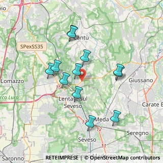 Mappa 22060 Novedrate CO, Italia (3.37667)