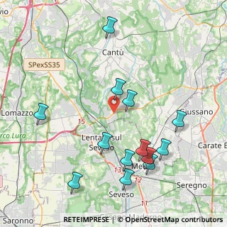 Mappa 22060 Novedrate CO, Italia (4.46308)