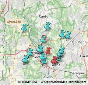 Mappa 22060 Novedrate CO, Italia (3.55842)
