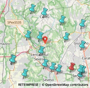 Mappa 22060 Novedrate CO, Italia (5.44316)