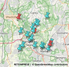 Mappa 22060 Novedrate CO, Italia (3.26833)