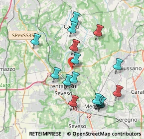 Mappa 22060 Novedrate CO, Italia (3.85118)