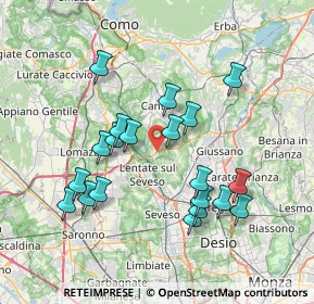 Mappa 22060 Novedrate CO, Italia (7.091)