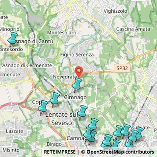 Mappa 22060 Novedrate CO, Italia (3.60313)