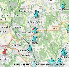 Mappa 22060 Novedrate CO, Italia (3.40167)