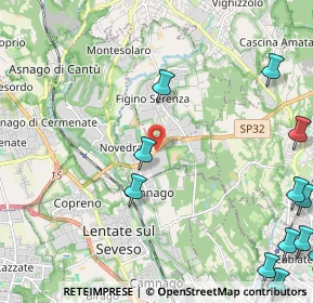 Mappa 22060 Novedrate CO, Italia (3.31083)
