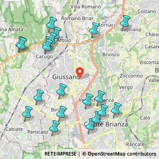 Mappa Via Dante Alighieri, 20833 Giussano MB, Italia (2.673)