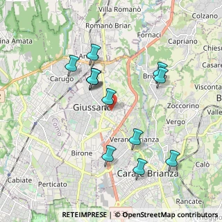 Mappa Via Dante Alighieri, 20833 Giussano MB, Italia (1.79917)