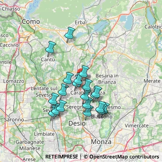 Mappa Via Dante Alighieri, 20833 Giussano MB, Italia (6.458)