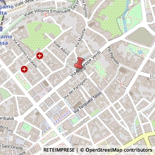 Mappa Via Giuseppe Verdi, 11, 24121 Bergamo, Bergamo (Lombardia)