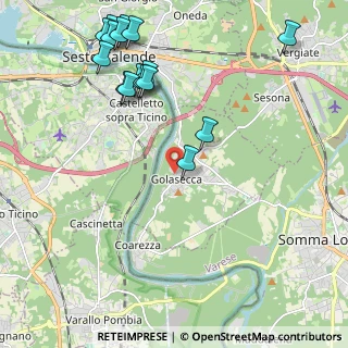 Mappa Via Roma, 21010 Golasecca VA, Italia (2.55063)