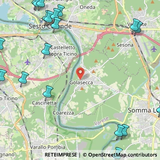 Mappa Via Roma, 21010 Golasecca VA, Italia (3.7655)