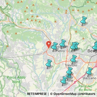 Mappa Presezzo, 24030 Presezzo BG, Italia (6.16125)