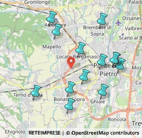 Mappa Presezzo, 24030 Presezzo BG, Italia (2.03077)
