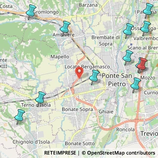 Mappa Presezzo, 24030 Presezzo BG, Italia (3.22)