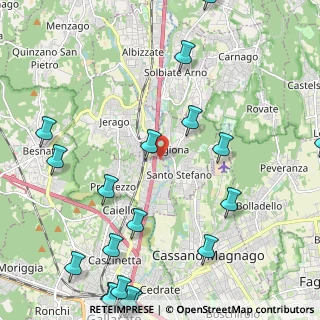 Mappa Via Resconi, 21044 Cavaria Con Premezzo VA, Italia (3.1225)