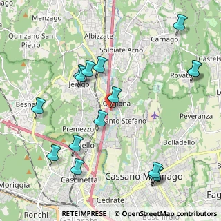 Mappa Via Resconi, 21044 Cavaria Con Premezzo VA, Italia (2.42938)