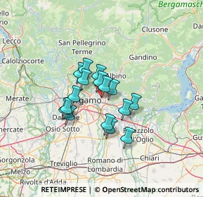 Mappa Via G. Pascoli, 24066 Pedrengo BG, Italia (8.89313)