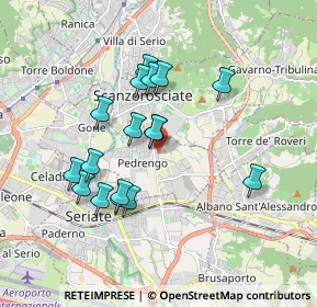 Mappa Via G. Pascoli, 24066 Pedrengo BG, Italia (1.60765)