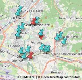 Mappa Via G. Pascoli, 24066 Pedrengo BG, Italia (1.94053)