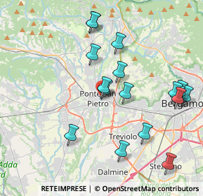 Mappa Via Don Antonio Begnis, 24036 Ponte San Pietro BG, Italia (4.10941)