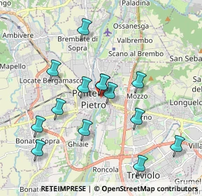 Mappa Via Don Antonio Begnis, 24036 Ponte San Pietro BG, Italia (1.84786)