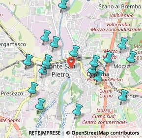 Mappa Via Don Antonio Begnis, 24036 Ponte San Pietro BG, Italia (1.031)