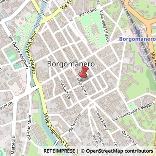 Mappa Corso Roma, 49, 28021 Borgomanero, Novara (Piemonte)