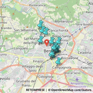 Mappa Via Sant'Alessandro, 24121 Bergamo BG, Italia (1.07063)