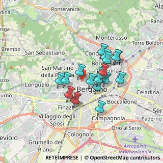 Mappa Via Sant'Alessandro, 24121 Bergamo BG, Italia (1.28368)