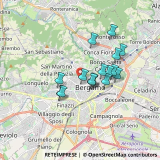 Mappa Via Sant'Alessandro, 24121 Bergamo BG, Italia (1.44063)