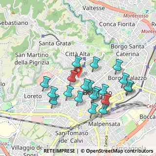 Mappa Via Sant'Alessandro, 24121 Bergamo BG, Italia (0.8805)