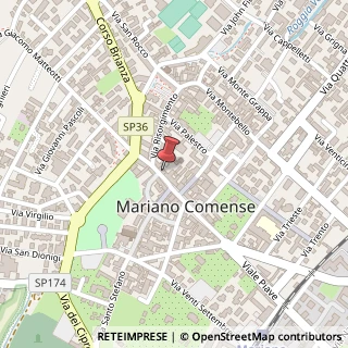 Mappa Piazza Roma, 82, 22066 Mariano Comense, Como (Lombardia)