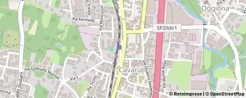 Mappa Cavaria con Premezzo