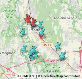 Mappa Via Galileo Galilei, 21049 Tradate VA, Italia (3.5825)