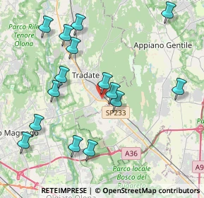 Mappa Via Galileo Galilei, 21049 Tradate VA, Italia (4.41333)