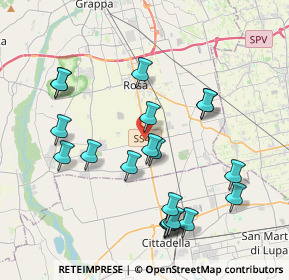 Mappa SP 47, 36056 Rosà VI (4.09)