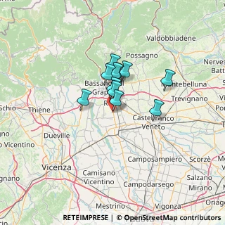 Mappa Via Cavalieri di Vittorio Veneto 104 rosà di cusinati, 36027 Rosà VI, Italia (8.29273)